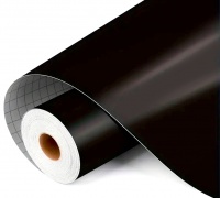 Vinilo de Corte Blanco y Negro Duración 3 Años Acabado Glossy